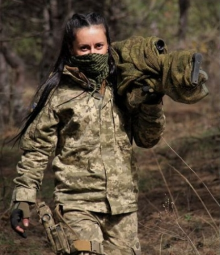 우크라이나 저격수 '차콜'./사진=우크라이나 지상군 페이스북
