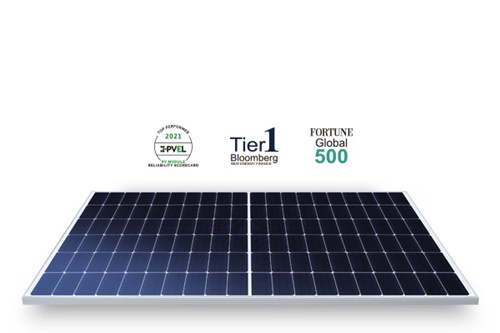 사진 : TwinPlus Bifacial Module Series 태양광 발전 모듈