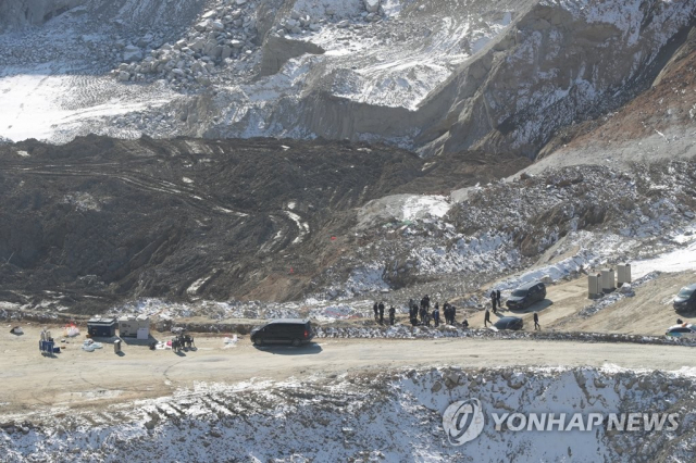 삼표산업 채석장 붕괴 사고 현장 / 연합뉴스