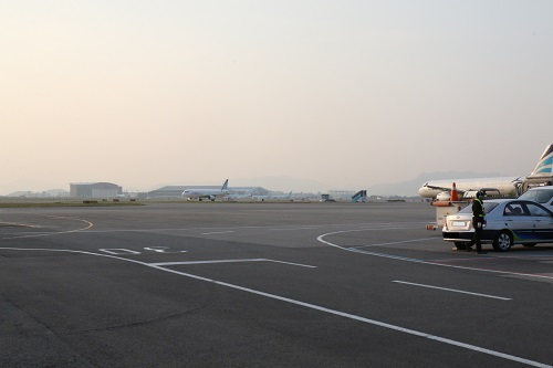 김해공항 활주로 전경./서울경제DB