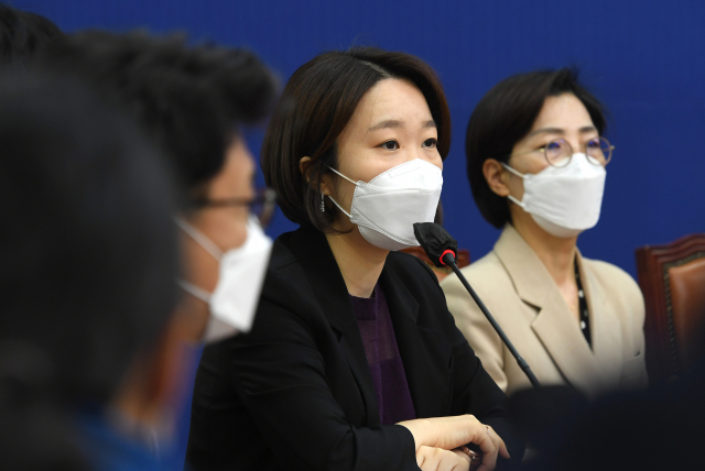 이소영 더불어민주당 비상대책위원이 1일 국회에서 열린 비상대책위원회의에서 발언하고 있다. 성형주 기자