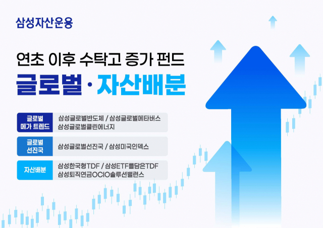 삼성자산운용 '글로벌·자산배분 펀드에 자금 몰렸다'