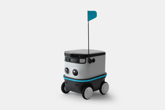 iF 디자인 어워드 2022에서 제품 부문 수상작으로 선정된 뉴빌리티의 자율주행 배달 로봇 ‘뉴비’. 사진 제공=뉴빌리티