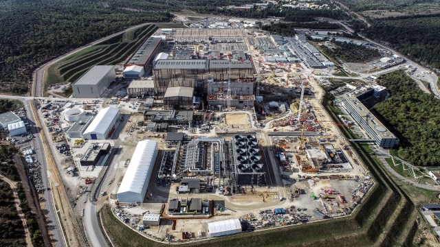 ITER (국제핵융합실험로) 건설현장. 사진제공=한국핵융합에너지연구원