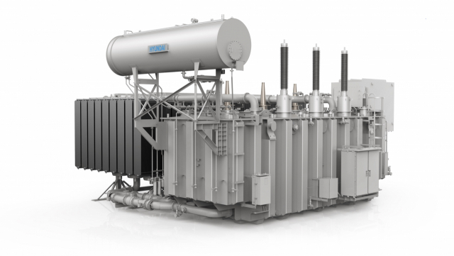 현대일렉트릭이 미국 넥스트에라에너지로부터 수주한 초고압 변압기. 사진 제공=현대일렉트릭