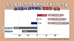 한국투자신탁운용, 美증시 급락에도 금 ETF 10% '쑥'