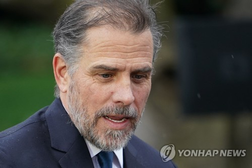 2022년 4월 18일 백악관 부활절 행사에 참석한 헌터 바이든. AFP 연합뉴스