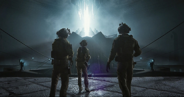 넷플릭스 '러브, 데스+ 로봇' - ‘아치형 홀에 파묻힌 무언가’ 스틸 이미지