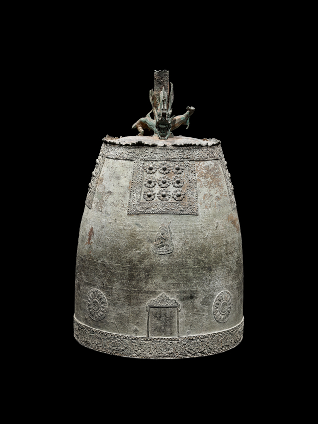 보물로 지정된 '청녕4년명 범종'은 통일신라시대의 양식적 특징을 가지지만 고려의 특색을 보여주는 대표적 고려 유물이다. /사진제공=국립중앙박물관
