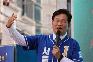 서울시장 송영길 33.1%-오세훈 55.4%…정권안정 55%·정권견제 37.7%