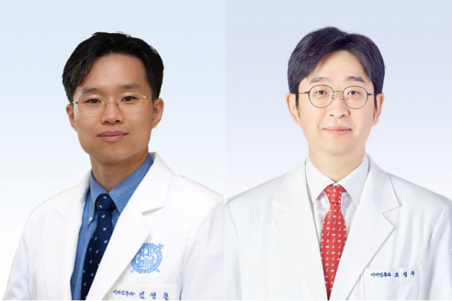 김정훈(왼쪽)-조성우 분당서울대병원 이비인후과 교수. 사진 제공=분당서울대병원