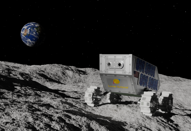 루나아웃포스트(Lunar Outpost)의 달 탐사 차량 ‘MAPP 로버’의 예상 활동 모습 /사진 제공=루나아웃포스트