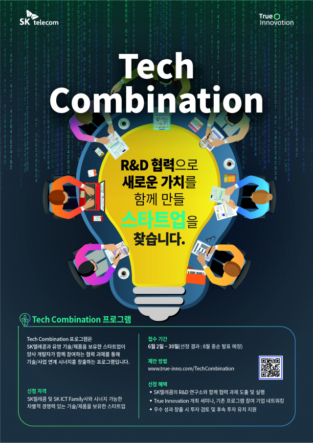 테크 콤비네이션(Tech Combination) 안내 포스터. 사진제공=SK텔레콤