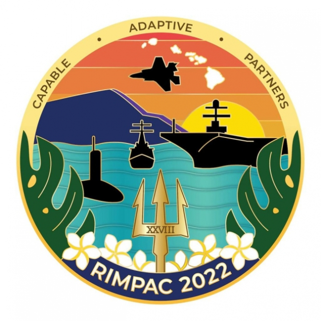 2022 림팩 훈련 로고/미 해군