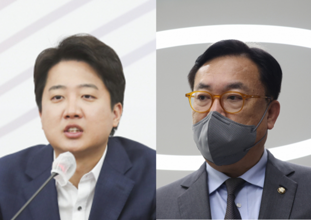 이준석(왼쪽) 국민의힘 대표와 정진석 국회부의장 서울경제DB