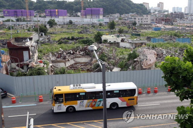 광주 학동4구역 철거 현장 /사진=연합뉴스