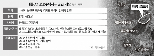 6800가구 태릉CC 공급 '비상등'…지구지정 또 연기[집슐랭]