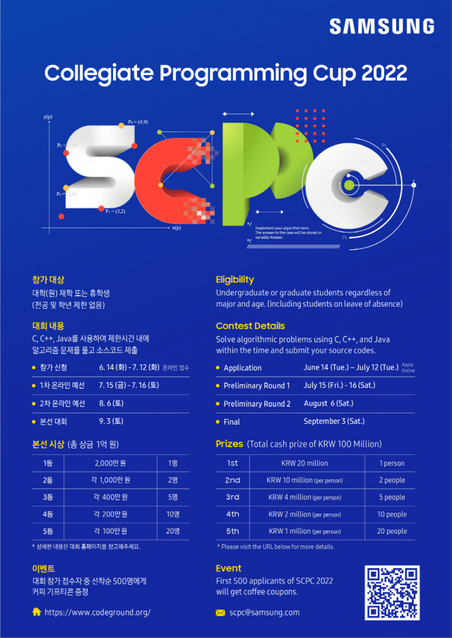 삼성전자 2022년 SCPC 포스터. 사진 제공=삼성전자