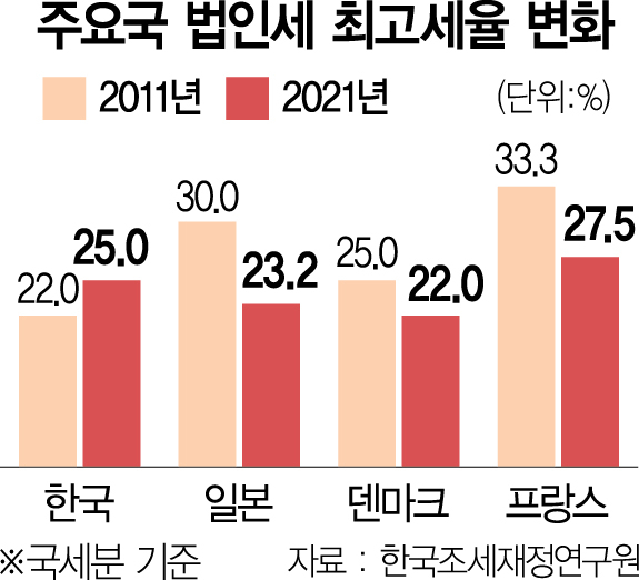 '법인세 방치는 황금알 낳는 거위 배 가르는 것'