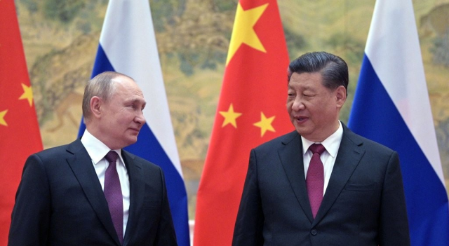 푸틴(왼쪽)과 시진핑. AFP연합뉴스