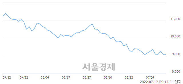 <유>NH투자증권, 장중 신저가 기록.. 9,050→8,990(▼60)