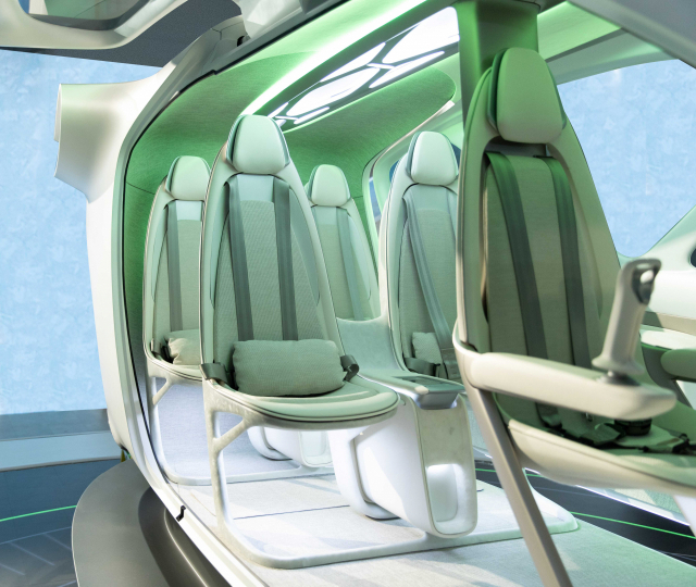 슈퍼널이 공개한 UAM 인테리어 콘셉트 모델. 사진 제공=현대차
