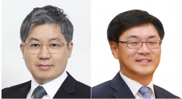 최익훈(왼쪽)·김회언 HDC현대산업개발 대표이사 / HDC현대산업개발