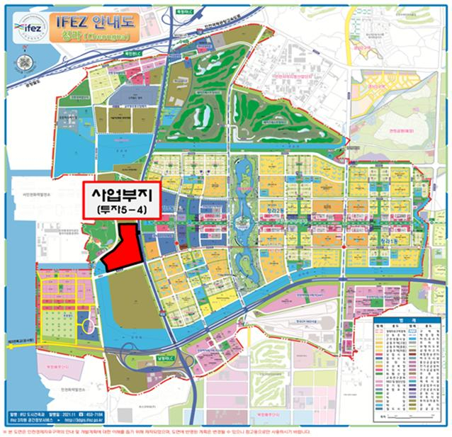 청라영상·문화복합단지 부지 위치도.사진제공=인천경제자유구역청