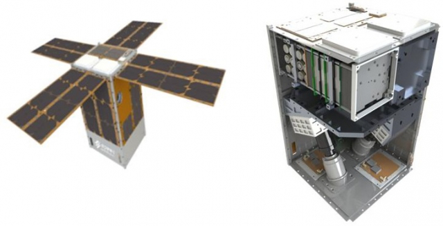 부산샛(BusanSat)-A(왼쪽)와 B./사진제공=부산시