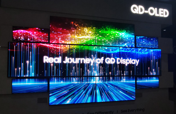 삼성디스플레이의 QD-OLED 화면. 사진제공=삼성디스플레이