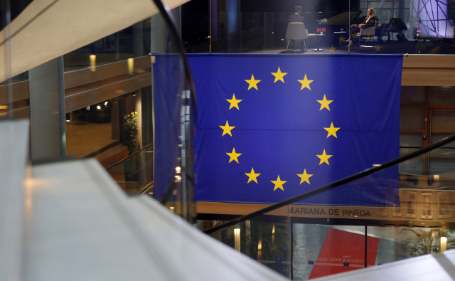유럽연합(EU) 깃발의 모습. EPA연합뉴스