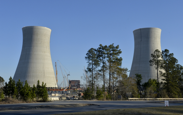 미국 내에서 수십 년 만에 새로 건설되고 있는 조지아주 보그틀 원자력발전소 모습. /AP 연합뉴스