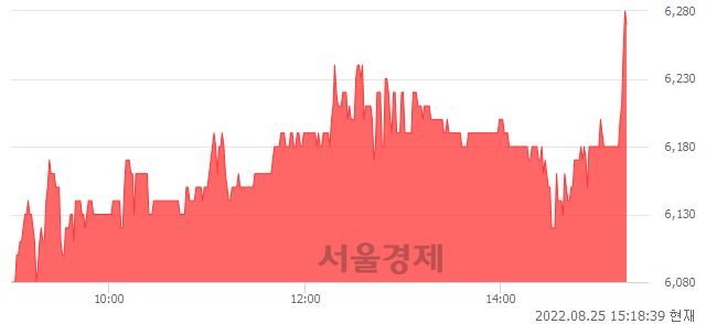 <코>코프라, 3.64% 오르며 체결강도 강세 지속(169%)