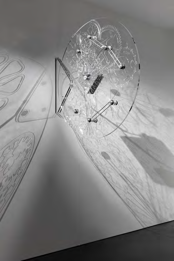 에스더 쉬퍼가 이번 프리즈 서울에서 선보일 필립 파레노의 '시계(clock)'는 빛과 그림자, 움직임을 이용한 작품이다. /사진제공=에스더 쉬퍼
