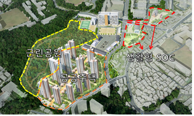 서울 동작구 대방동 군부지 개발 계획. 자료=LH