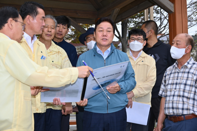 박완수 도지사, 태풍 ‘힌남노’ 대비 재해취약지역 점검