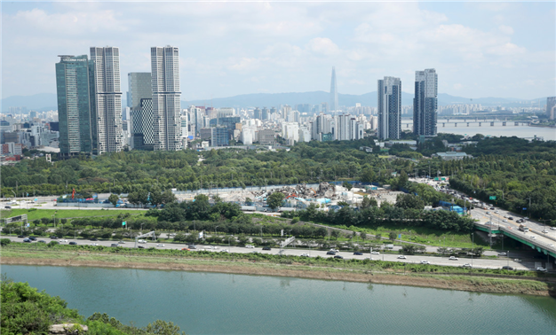 철거 작업이 완료된 서울 성동구 성수동 삼표레미콘 공장부지 모습 / 사진제공=성동구