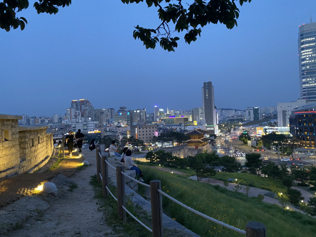 한양도성 낙산구간의 야경. 사진 제공=종로구