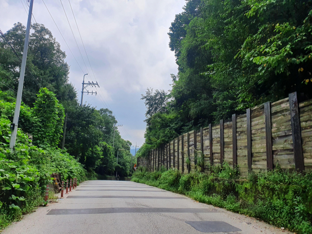 용인 수지구 고기동 말구리고개 모습