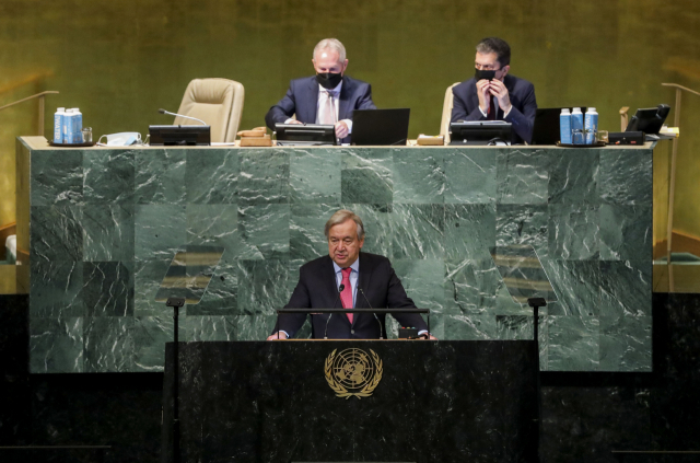 UN사무총장 '불평등은 폭증하고 지구는 불타고 있다'