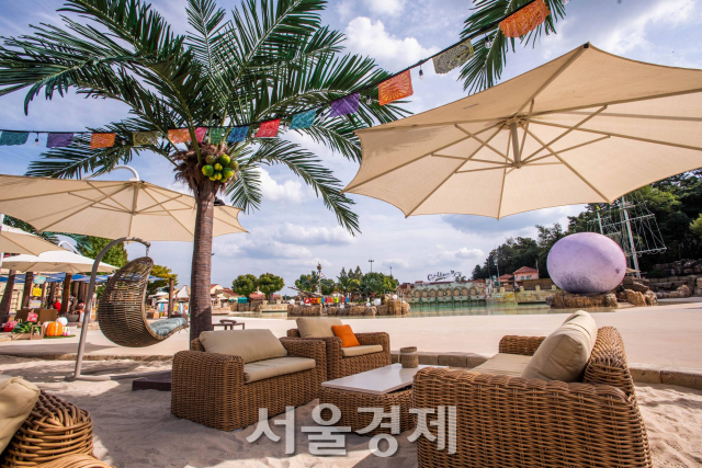 캐리비안 베이의 해변 카페 ‘마르카리베 2.0’ 모습. 사진 제공=에버랜드