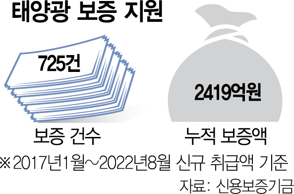 '신보 태양광보증 부실 0.6%…점검 필요성 대두'