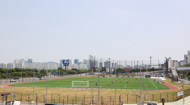 서울 동작구 노량진축구장 전경. 사진 제공=동작구