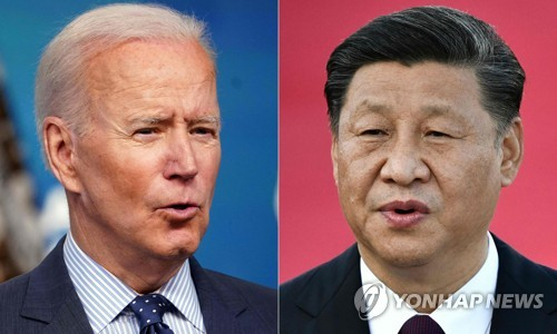 조 바이든(왼쪽) 미국 대통령과 시진핑 중국 국가주석. 연합뉴스