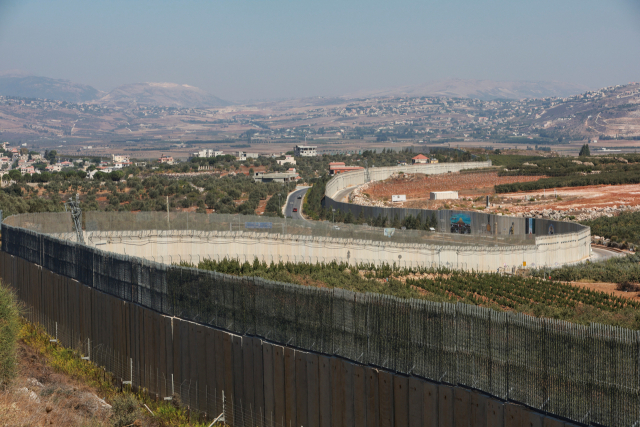 이스라엘과 레바논 국경의 모습. 로이터연합뉴스