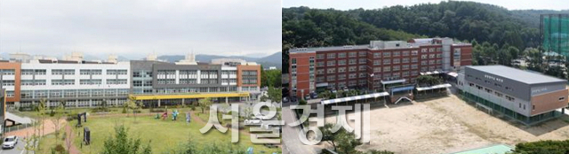 대구 2·28기념학생도서관’과 경기도 군포 ‘금정중학교’ 모습. 사진 제공=문체부