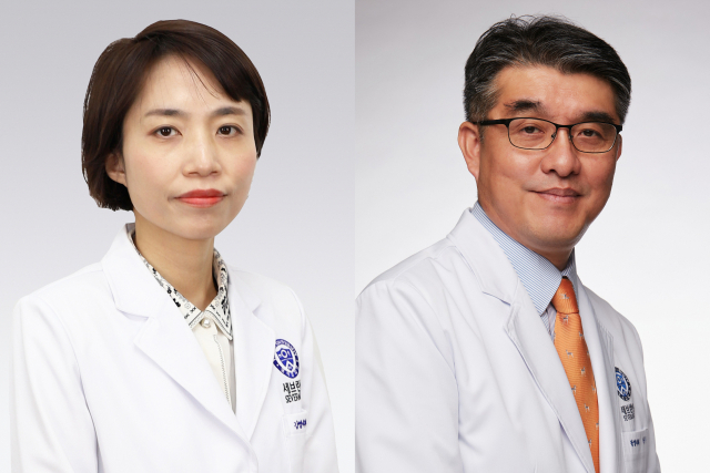 용인세브란스병원 감염내과 김민형(왼쪽), 박윤수 교수. 사진 제공=용인세브란스병원