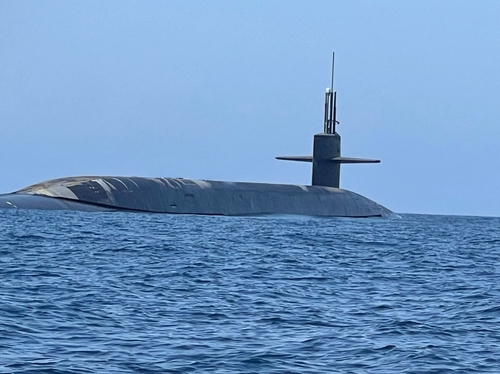 美, 핵잠수함 위치 이례적 공개…'중·러에 경고 메시지' 관측