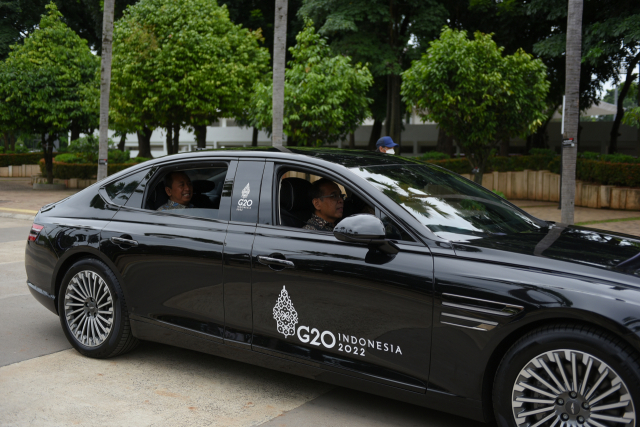 현대차그룹, G20 발리 정상회의 공식 차량 전달