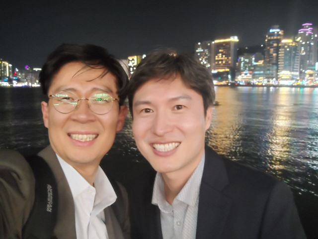조정훈 시대전환 의원(왼쪽)과 김해영 전 민주당 의원. 사진=조정훈 페이스북
